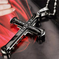 Zirconia cross pendant necklace
